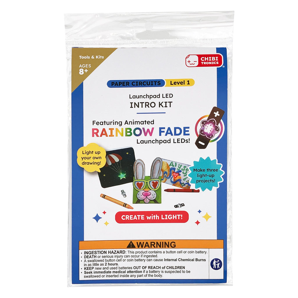 Chibi Tronics Launchpad LED Intro Kit with animated rainbow fade Launchpad LEDs